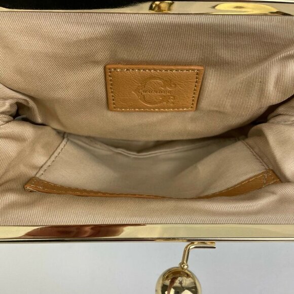 C. Wonder Ikat Clutch Bag Watercolor Kiss Lock Small Handbag Purse Brand New - Picture 4 of 6